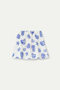 Falda corta de ni?a 100% algod¨®n estampado Lobster
