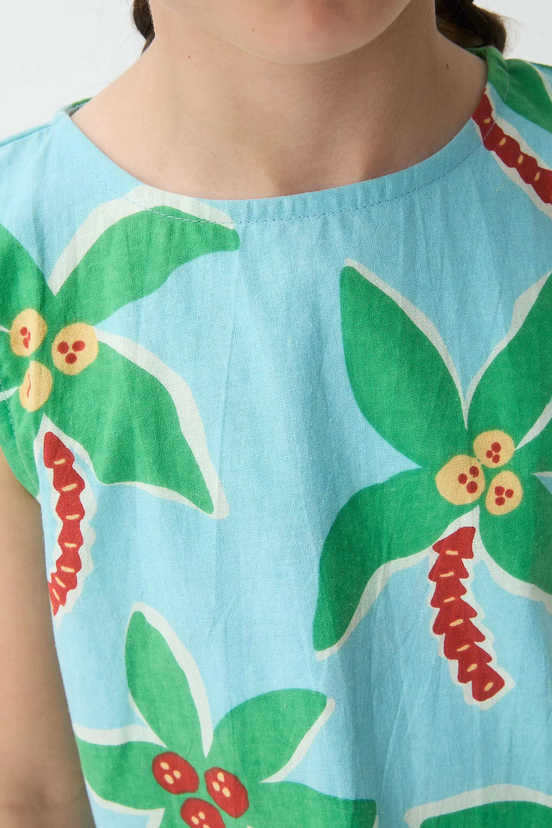 Top de ni?a 100% algod¨®n con estampado Cocotero Small