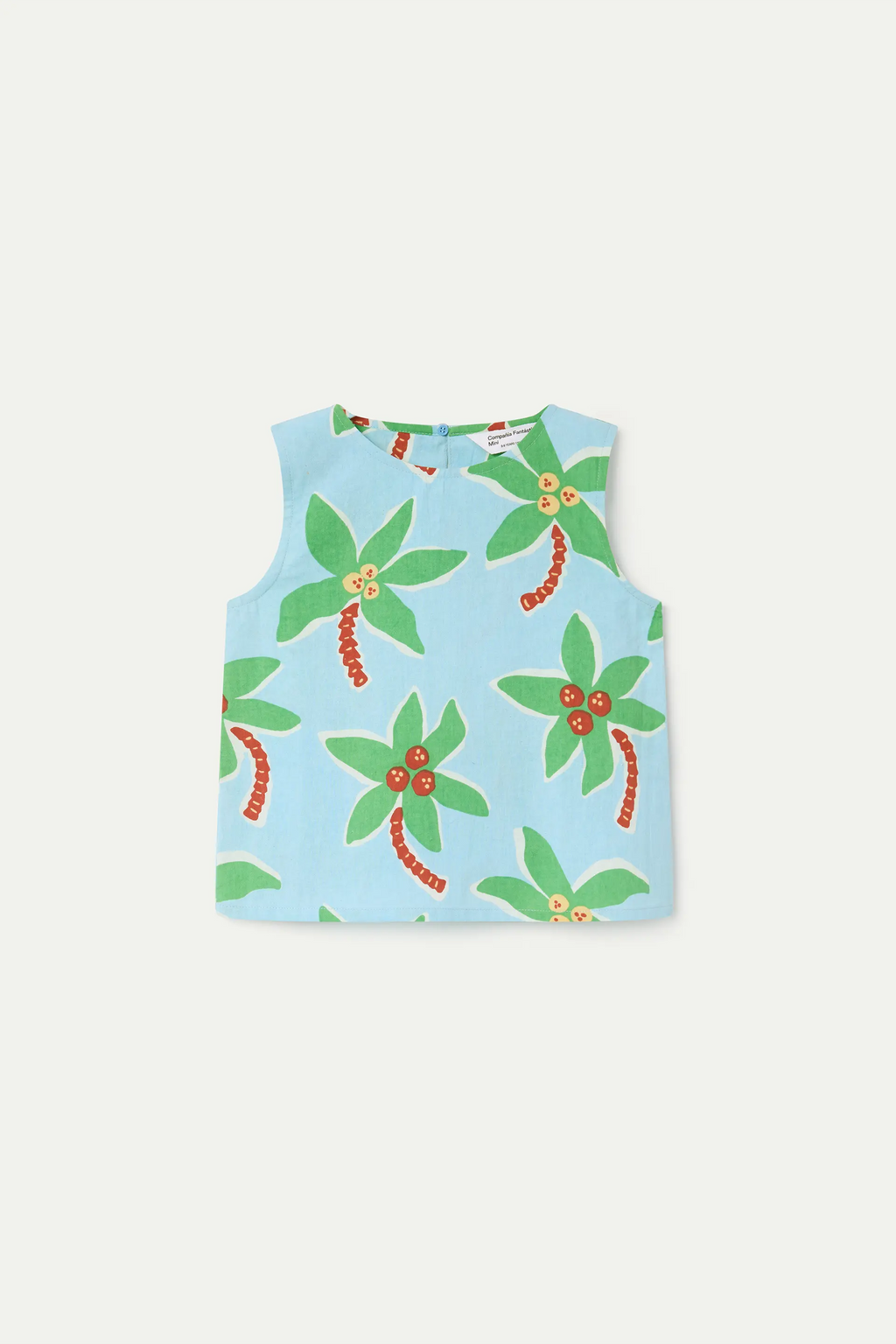 Top de ni?a 100% algod¨®n con estampado Cocotero Small
