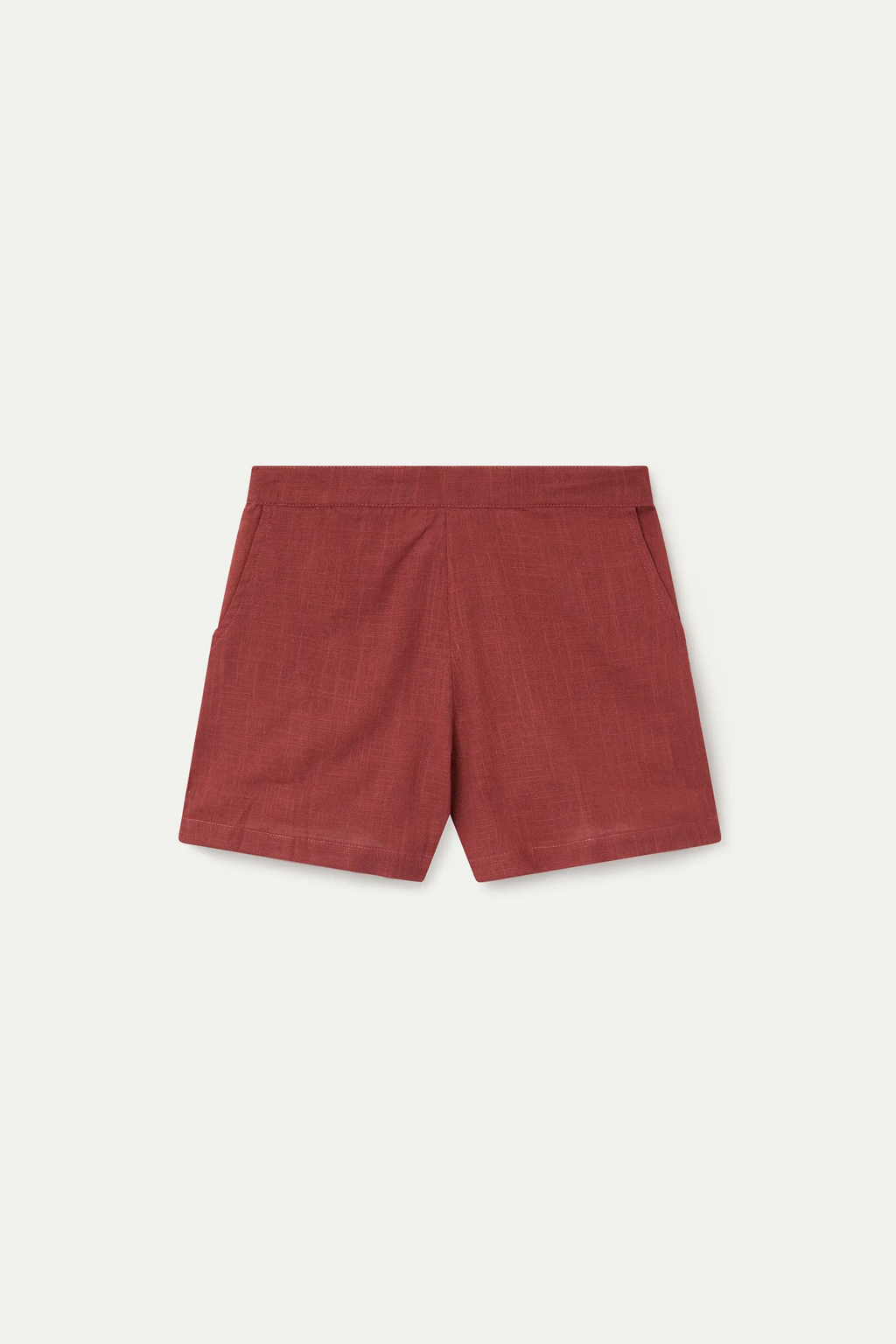 Shorts de niña 100% algodón marrón